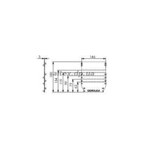 Торцевая заглушка DN 100, h=185 пластиковая