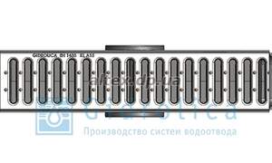 Пескоуловитель с оцинкованной решеткой, серия Лайт DN 90, комплект.