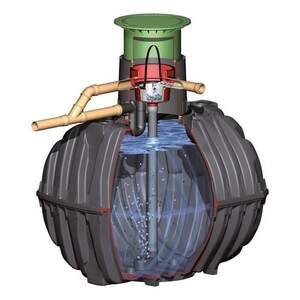 Ємність Carat S для підземної установки 3750 літрів артикул 372025, база без купола