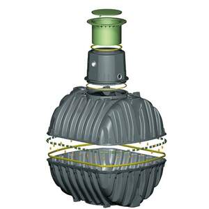 Телескопічна кришка під легкове авто артикул № 371052 Для ємностей Carat S та Platin